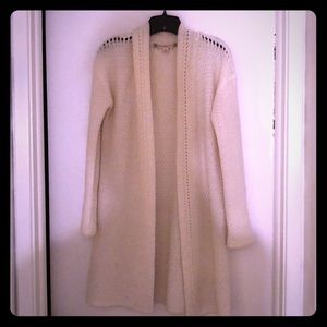 Chelsea&Violet Cream open front cardigan